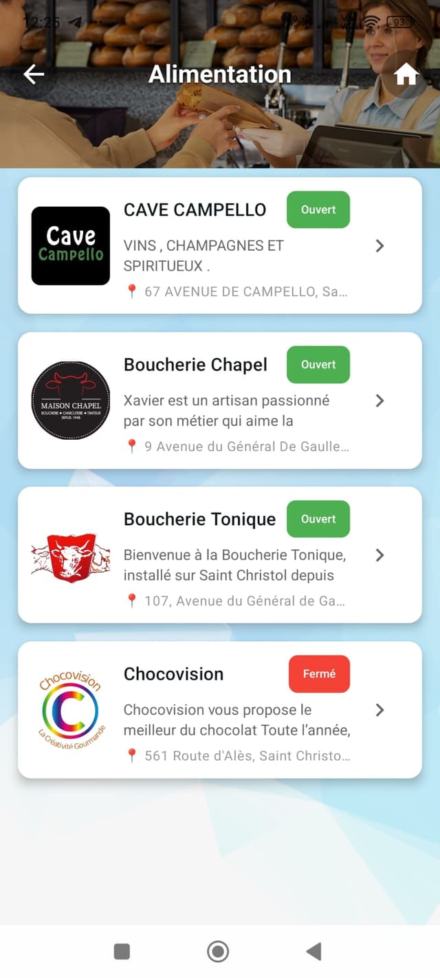 Catégorie commerces